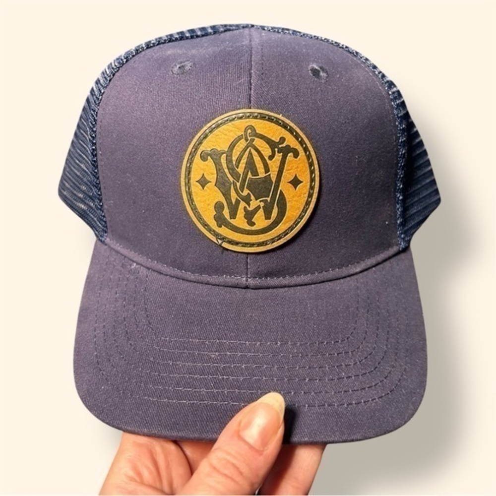 Navy Blue Smith & Wesson Logo Patch Hat